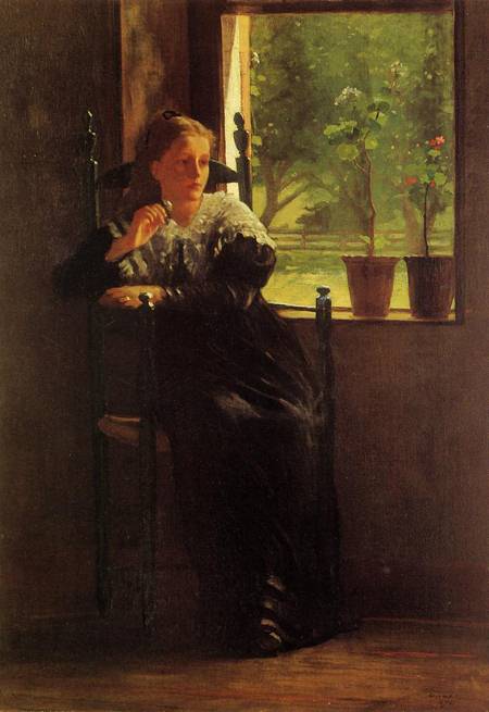 Reproductions of Winslow Homer's paintings At the Window 1872